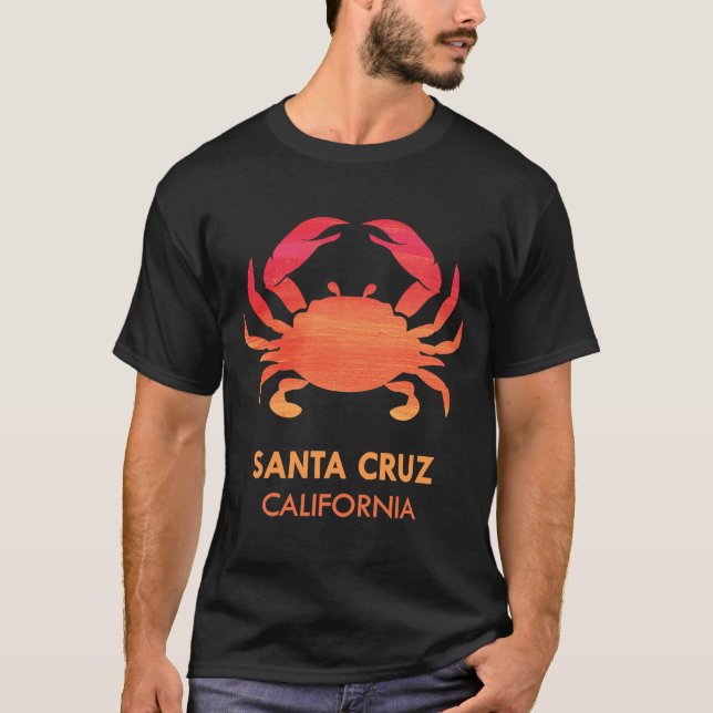 Santa Cruz  California  Souvenir T-Shirt (Front)