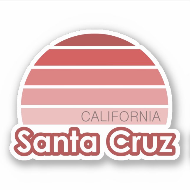 Santa Cruz California Sticker (Front)