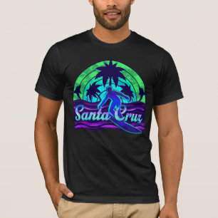 Santa Cruz California Sunset Purple T-Shirt