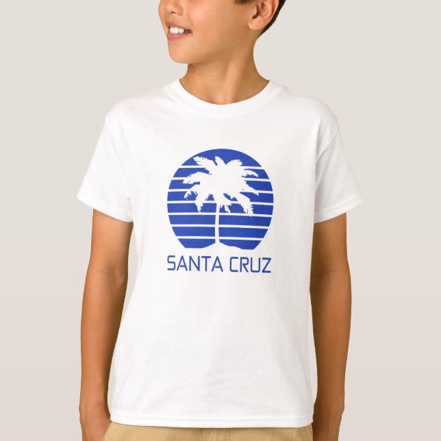 Santa Cruz California  T-Shirt (Front)