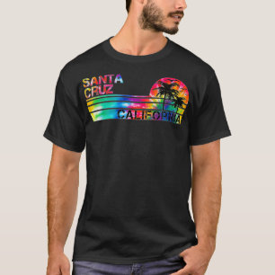 Santa Cruz California Tie Dye Vintage Inspired Str T-Shirt
