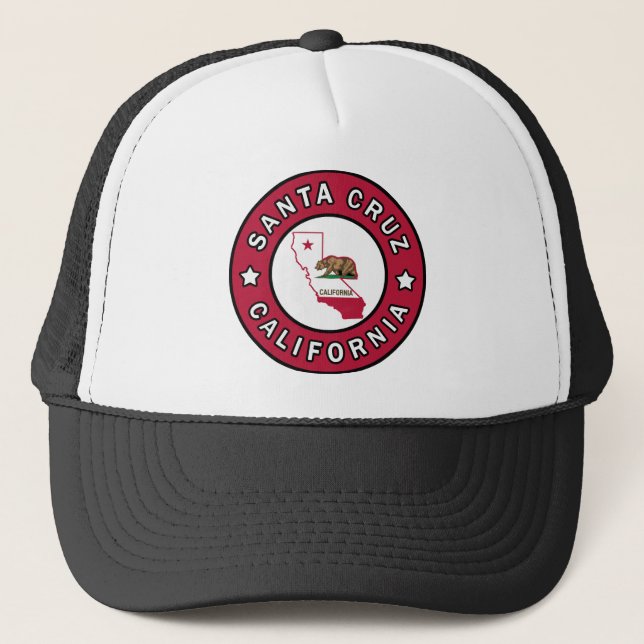 Santa Cruz California Trucker Hat (Front)
