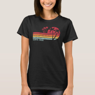 Santa Cruz California Vintage Sunset Beach 70s 80s T-Shirt