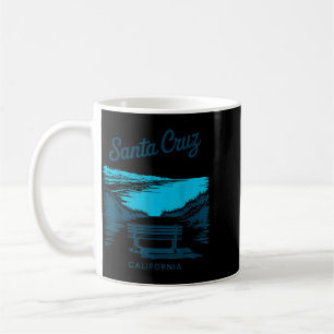 Santa Cruz California Vintage Travel Scenic View Coffee Mug