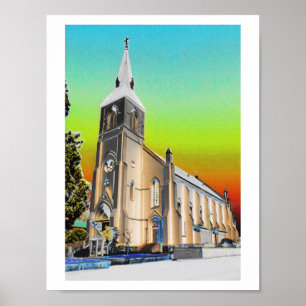 Santa Cruz Church Poster