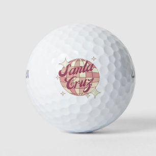 Santa Cruz City California Retro golfing resort  Golf Balls
