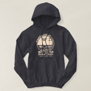 SANTA CRUZ CITY - CALIFORNIA - SURFING VINTAGE HOODIE