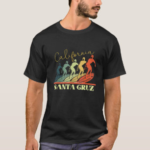 Santa Cruz Classic Surfing Vintage Retro Surfer T-Shirt