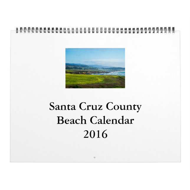 Santa Cruz County Beach Calendar 2016 (Cover)