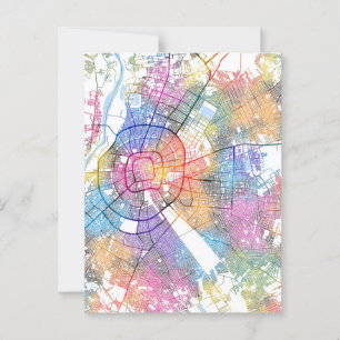 Santa Cruz de la Sierra Bolivia City Map Postcard
