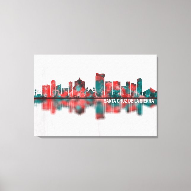 Santa Cruz de la Sierra Bolivia Skyline Canvas Print (Front)