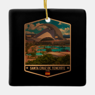 Santa Cruz de Tenerife Ceramic Ornament