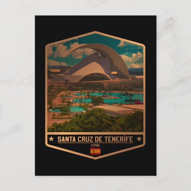 Santa Cruz de Tenerife Postcard (Front)