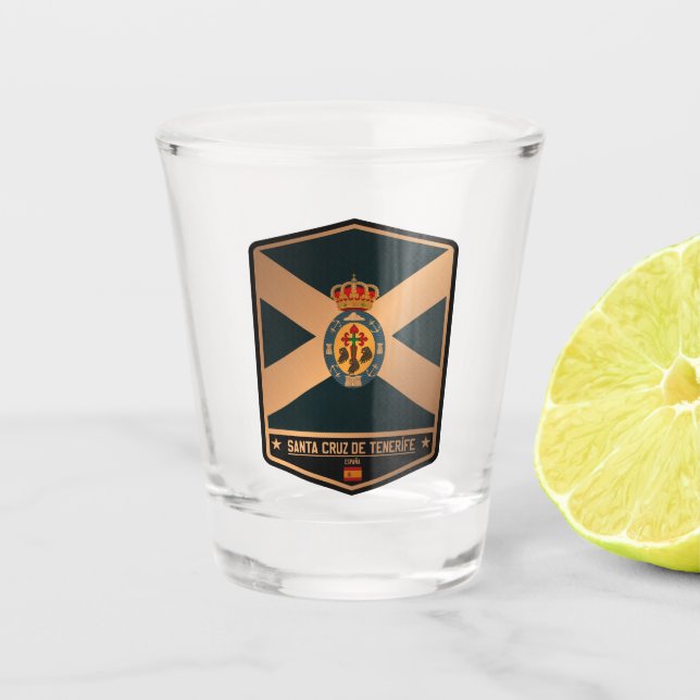 Santa Cruz de Tenerife Shot Glass (Front)