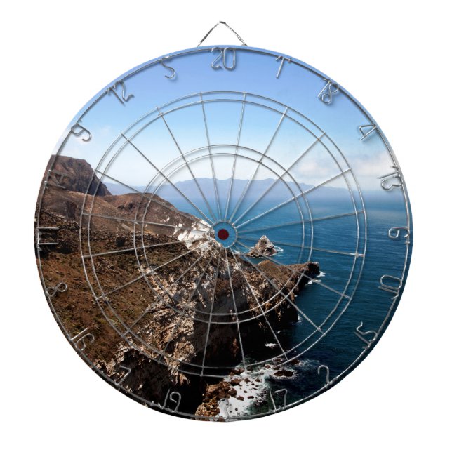 Santa Cruz Island Dartboard (Front)