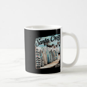 Santa Cruz Men Women California Retro Sunset Vinta Coffee Mug