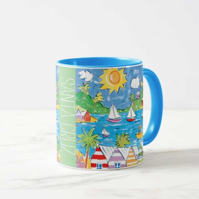 Santa Cruz Mug-Beach Mug (Front Right)