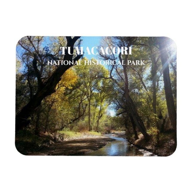 Santa Cruz River, Juan Bautista de Anza Trail, AZ Magnet (Horizontal)