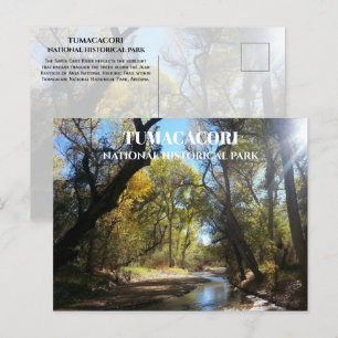 Santa Cruz River, Juan Bautista de Anza Trail, AZ  Postcard