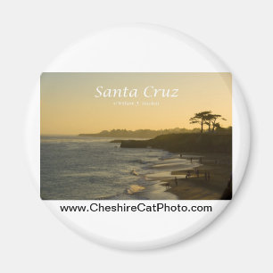 Santa Cruz Sunset California Products Magnet