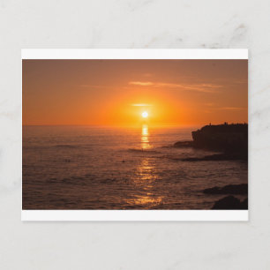 Santa Cruz Sunset Postcard