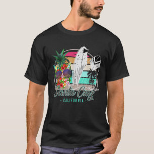 Santa Cruz Surfing Surfboard Retro T-Shirt