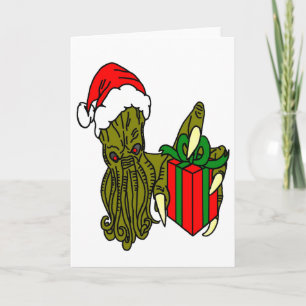 Santa Cthulhu Holiday Card