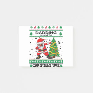 Santa Dabbing Around the Ugly Christmas Sweater Tr Post-it Notes