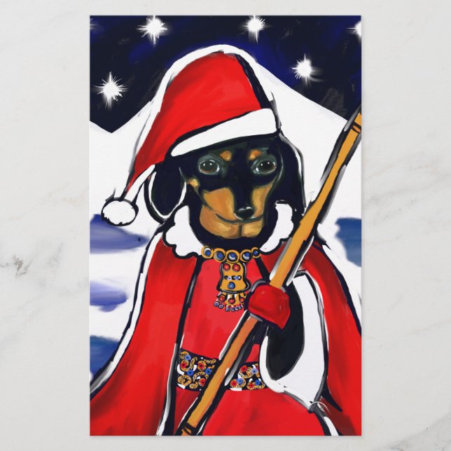 SANTA DACHSHUND (Front)