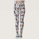 Santa Dachshunds Cute Wiener Dogs Christmas Leggings<br><div class="desc">These fun holiday leggings are sure to be a hit for any Dachshund lover! Spread Christmas cheer with these festive women's leggings featuring some whimsical wiener dogs in Santa hats. Perfect for getting in the spirit during the most wonderful time of the year. Cute drawings of a variety of Doxies...</div>