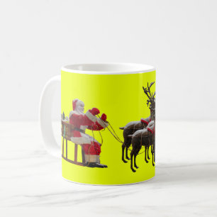 Santa & Deers Coffee Mag Coffee Mug