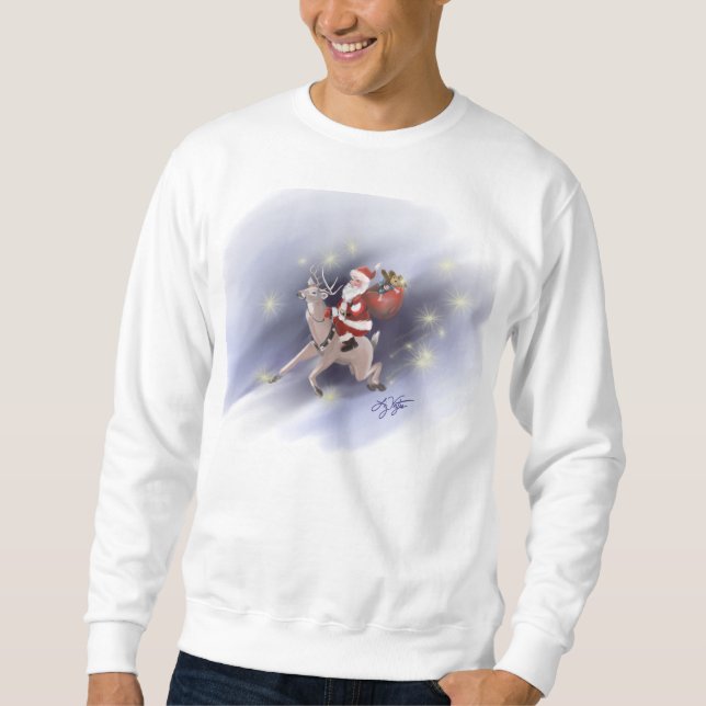 Santa Delivers Sweatshirt (Front)