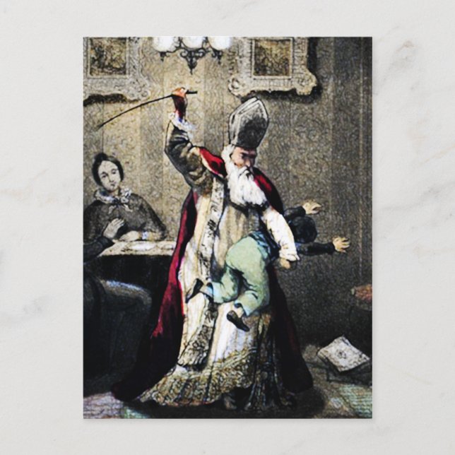 Santa Disciplines Child Postcard (Front)