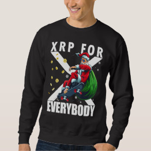 Santa Distributing Xrp For Everybody Xrp For Chris Sweatshirt
