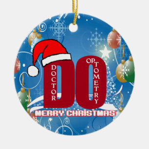 SANTA DO CHRISTMAS ORNAMENT DOCTOR  OPTOMETRY