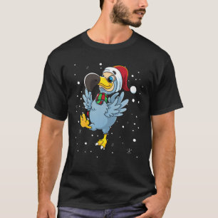 Santa Dodo Christmas Bird Family Matching Santa Ha T-Shirt