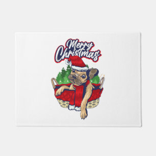 Santa Dog Christmas Puppy Santa Paws Merry Dogmas Doormat