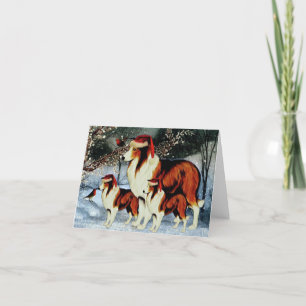 Santa Dogs Holiday Card