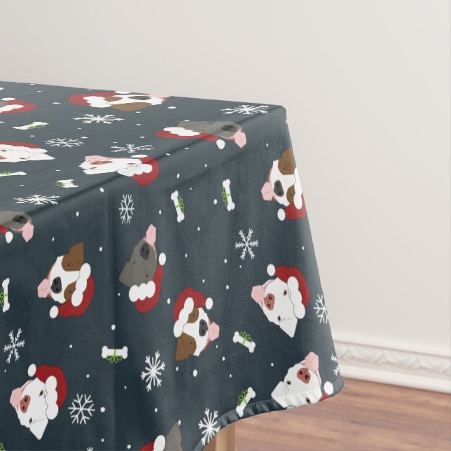 Santa Dogs Tablecloth (In Situ)