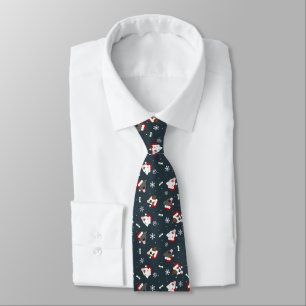 Santa Dogs Tie