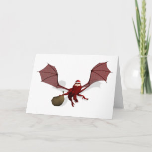 Santa Dragon Holiday Card