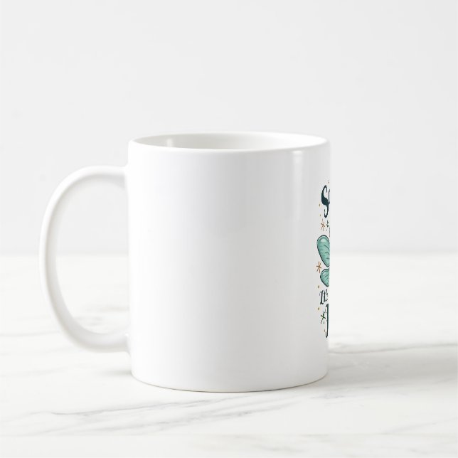 Santa Dragonfly Coffee Mug (Left)