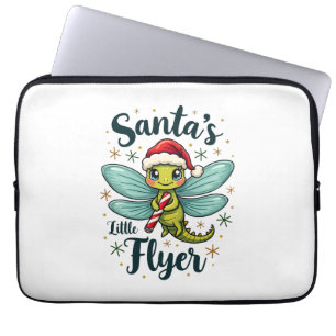 Santa Dragonfly Laptop Sleeve
