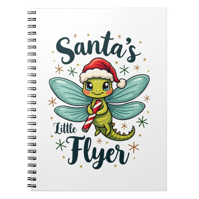 Santa Dragonfly Notebook (Front)