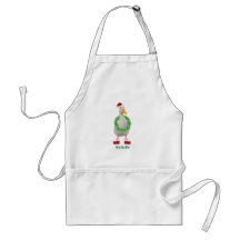 Santa Duck Personalised Adult Apron
