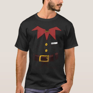 Santa Elf Costume Holiday Christmas  For Kids & Ad T-Shirt