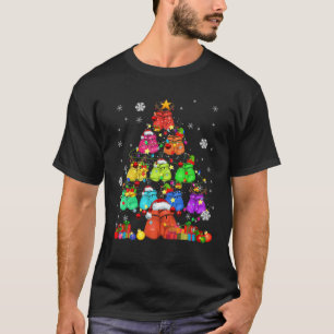 Santa ELF Reindeer Boxing Gloves Christmas Tree Xm T-Shirt