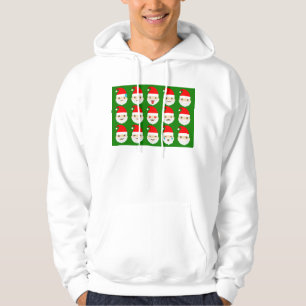 santa emoji emoticons hoodie