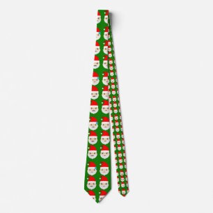 santa emoji emoticons tie