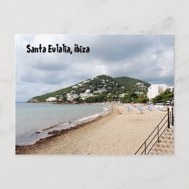 Santa Eulalia, Ibiza Postcard (Front)